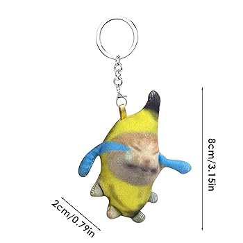バナナキャラクター キーホルダー Amazon.co.jp: CIMAXIC 12個 バナナキーホルダー バナナチャーム